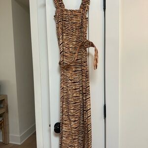 Faithful the Brand Tiger stripe dress